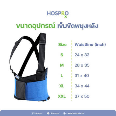 เข็มขัดพยุงหลัง HOSPRO AFT-NY001 (S)_4