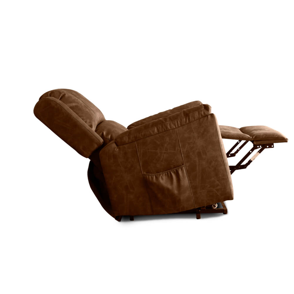 เก้าอี้พักผ่อน ปรับลุก-นั่ง DEVILBISS RELAX TOUCH ERGO รุ่น SINGLE MOTOR สีน้ำตาล