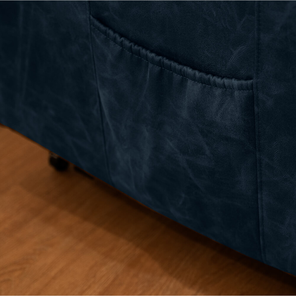 เก้าอี้พักผ่อน ปรับลุก-นั่ง DEVILBISS RELAX TOUCH ERGO รุ่น DUAL MOTOR เทาอมน้ำเงิน