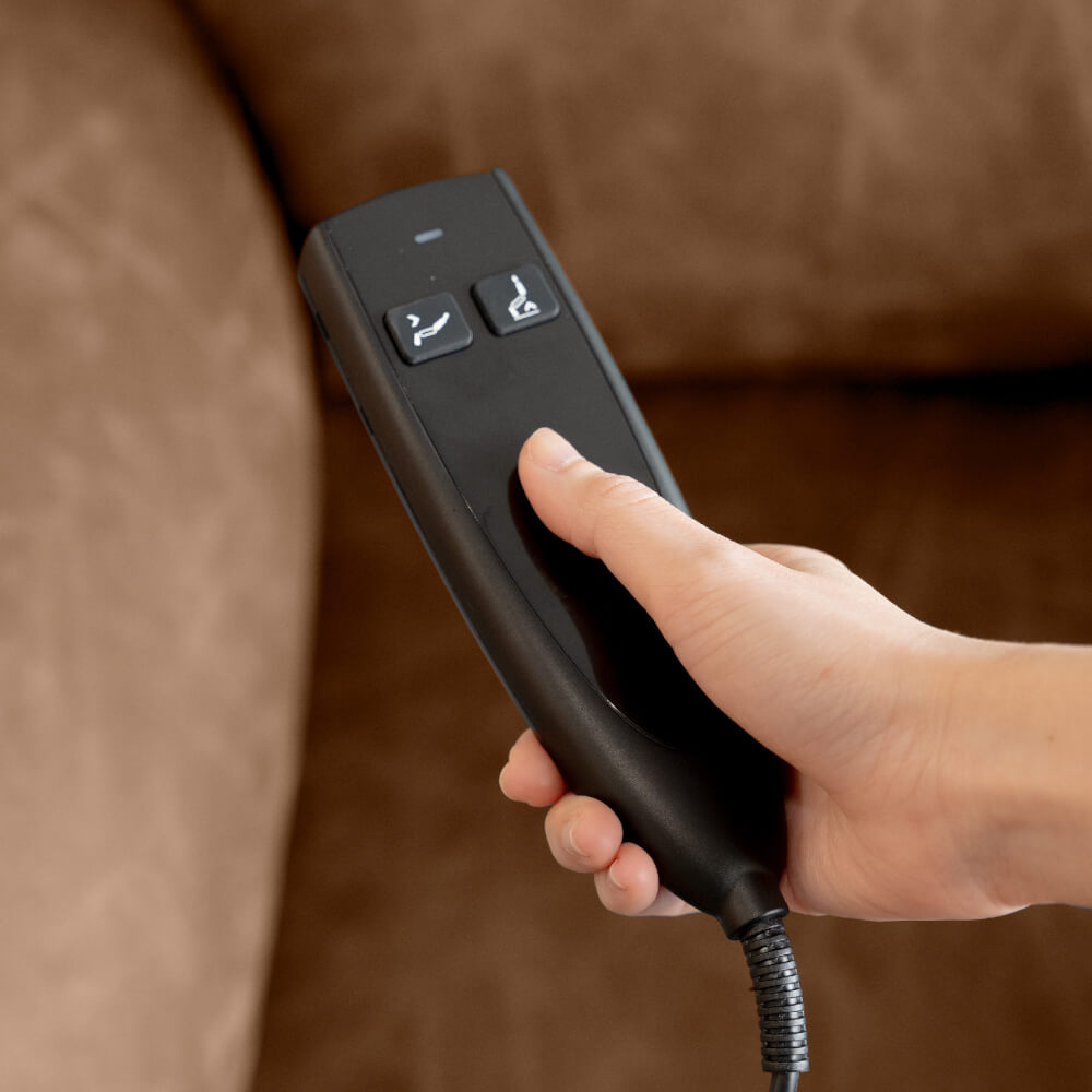 เก้าอี้พักผ่อน ปรับลุก-นั่ง DEVILBISS RELAX TOUCH ERGO รุ่น SINGLE MOTOR สีน้ำตาล