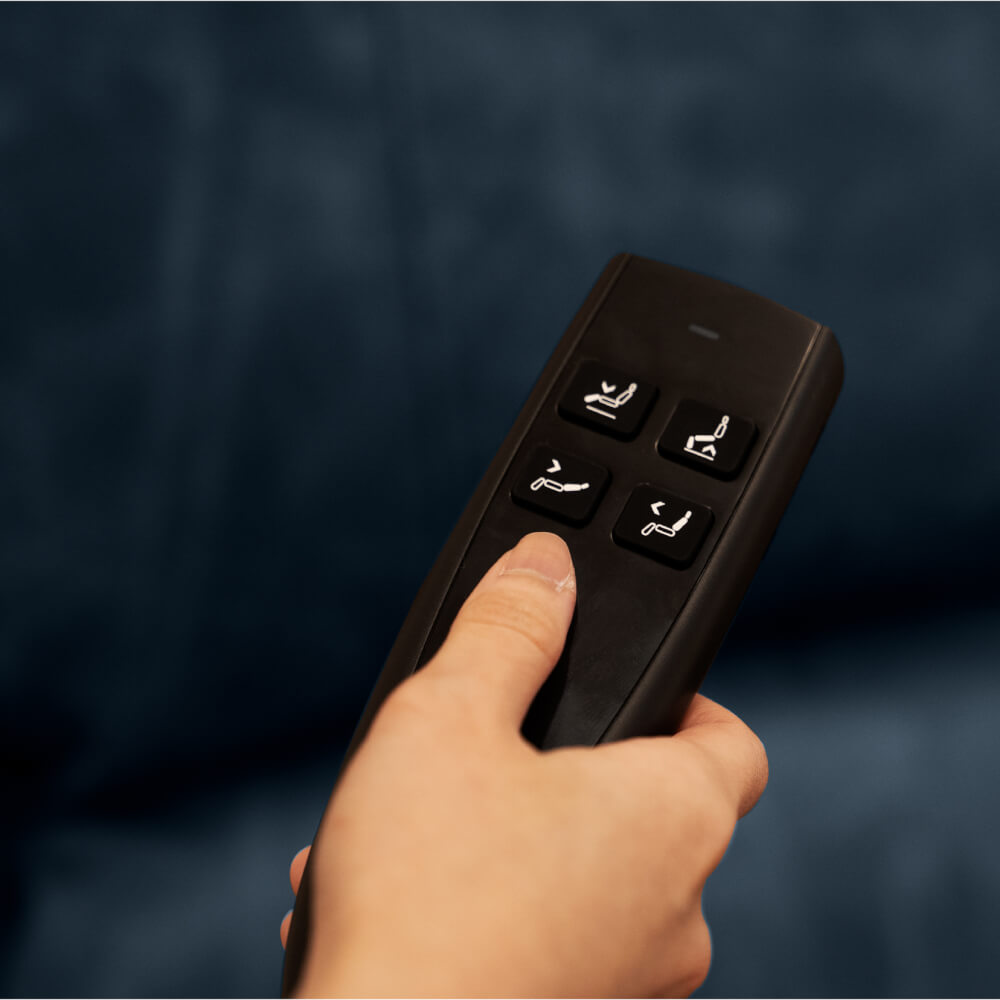 เก้าอี้พักผ่อน ปรับลุก-นั่ง DEVILBISS RELAX TOUCH ERGO รุ่น DUAL MOTOR เทาอมน้ำเงิน