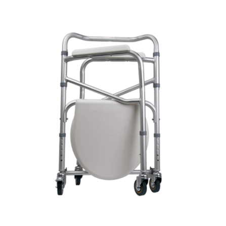 เก้าอี้นั่งถ่าย REALMED อลูมิเนียม แบบมีล้อเลื่อน_2