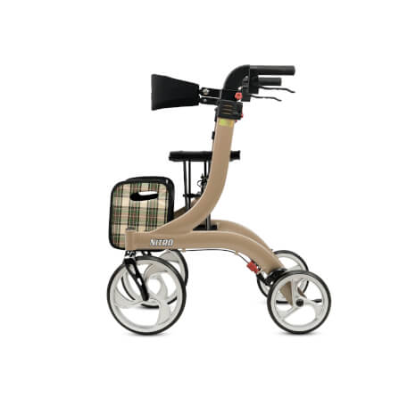 อุปกรณ์ช่วยพยุงเดิน DEVILBISS รุ่น PREMIUM ROLLATOR NITRO สีน้ำตาล_2