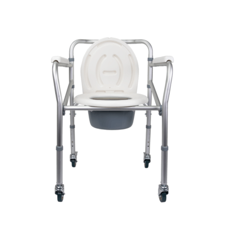 เก้าอี้นั่งถ่าย REALMED อลูมิเนียม แบบมีล้อเลื่อน_3