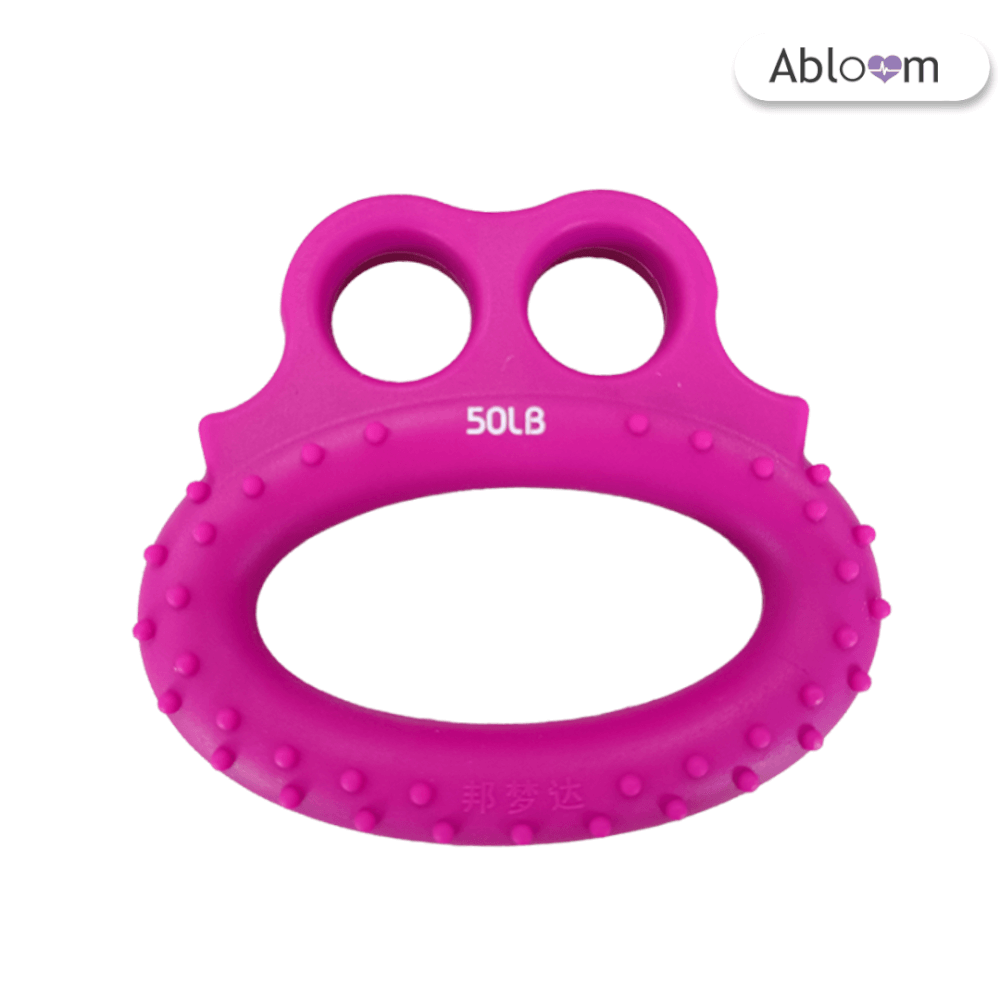 ซิลิโคนบริหารมือทรงแหวน 50 ปอนด์ ABLOOM สีม่วง