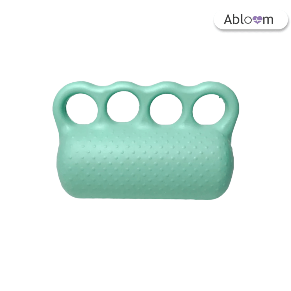 อุปกรณ์บริหารมือ ABLOOM รุ่น ล็อคนิ้ว 4 ช่อง สีเขียวพาสเทล