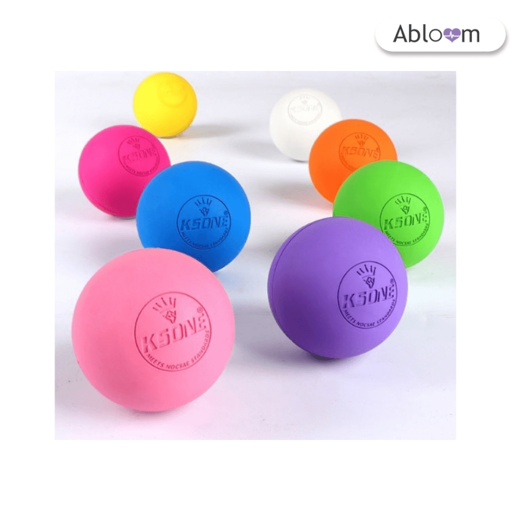 ลูกบอลนวด ABLOOM รุ่น 0140009008017 สีเหลือง คลายกล้ามเนื้อ