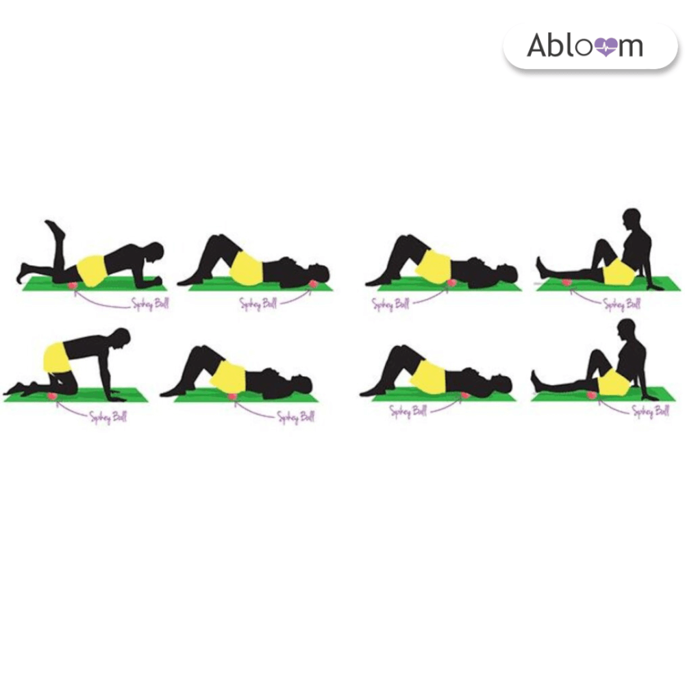 ลูกบอลนวดมีหนาม  ABLOOM  0140004012019 ม่วง_4