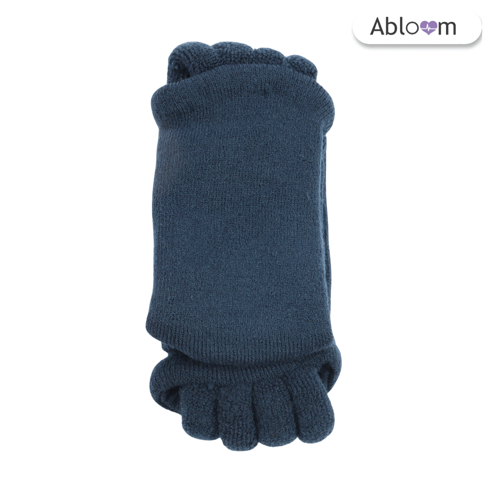 ถุงเท้าใส่นอน แบบแยกนิ้ว ABLOOM 0040013011013_สีกรม
