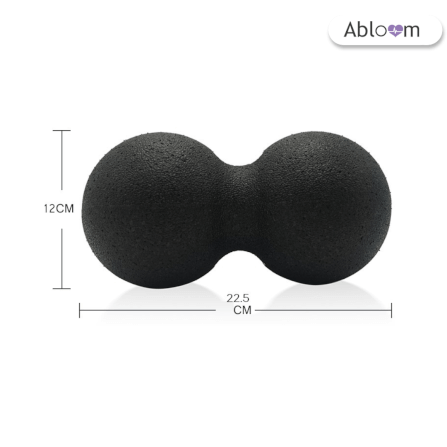 ลูกบอลนวด ทรงถั่ว  EPP  ABLOOM  0140016004019_ดำ_1