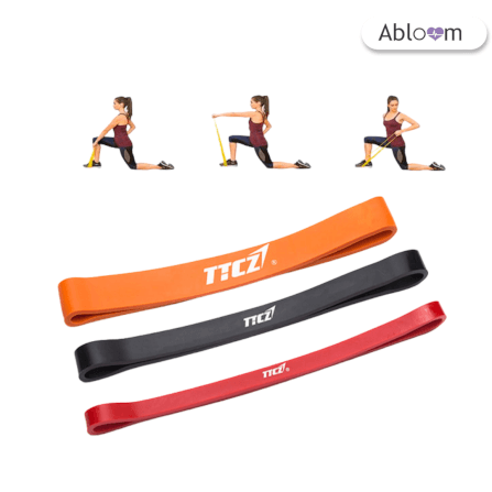 ยางยืด ออกกำลังกายแบบวงกลม  ABLOOM  0150029004012  แรงต้าน 30-80 LB ส้ม_2