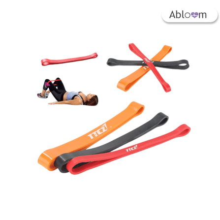 ยางยืด ออกกำลังกายแบบวงกลม  ABLOOM  0150029004012  แรงต้าน 30-80 LB ส้ม_3