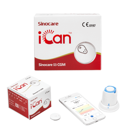 เครื่องตรวจน้ำตาลแบบต่อเนื่อง SINOCARE รุ่น  ICAN CGM 0070090003014_3