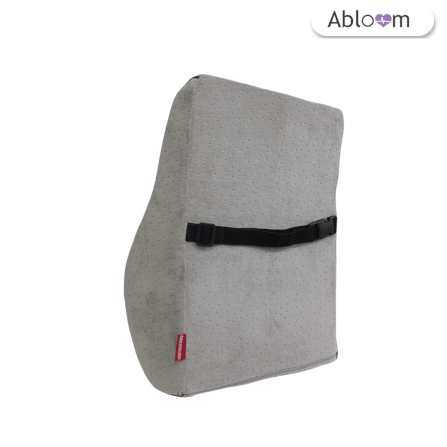 เซ็ตเบาะรองหลังและหมอนรองคอในรถ เมมโมรี่โฟม ABLOOM_สีเทา_3
