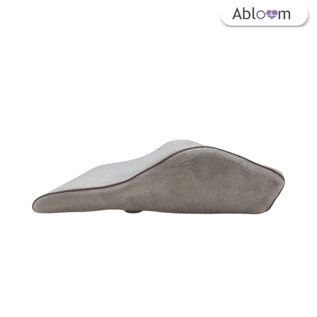 เซ็ตเบาะรองหลังและหมอนรองคอในรถ เมมโมรี่โฟม ABLOOM_สีเทา_4