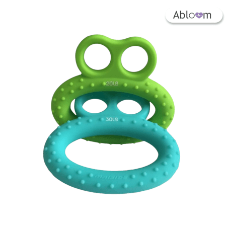 ซิลิโคนบริหารมือทรงแหวน ABLOOM  รุ่น 0060008008019 สีเหลือง 20 ปอนด์_5