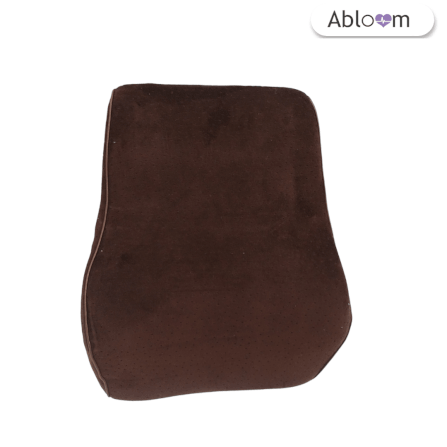 เซ็ตเบาะรองหลังและหมอนรองคอในรถ เมมโมรี่โฟม ABLOOM_สีน้ำตาล_5