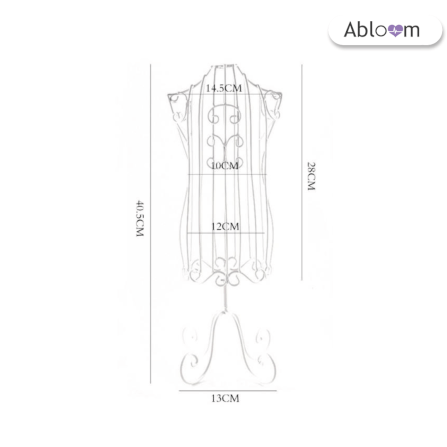 หุ่นแขวนชุดสัตว์เลี้ยง ABLOOM  0110013003018 สีขาว_6