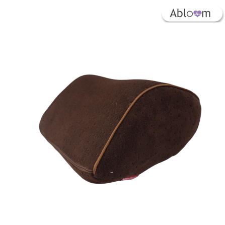 เซ็ตเบาะรองหลังและหมอนรองคอในรถ เมมโมรี่โฟม ABLOOM_สีน้ำตาล_6