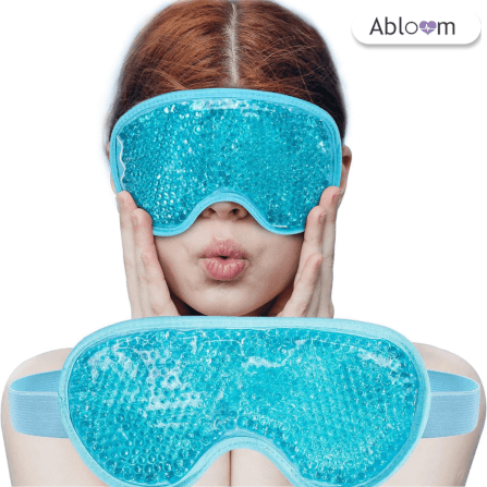 หน้ากากเจลมาส์กตา ร้อน-เย็น ABLOOM 0040058018015_สีฟ้า_9