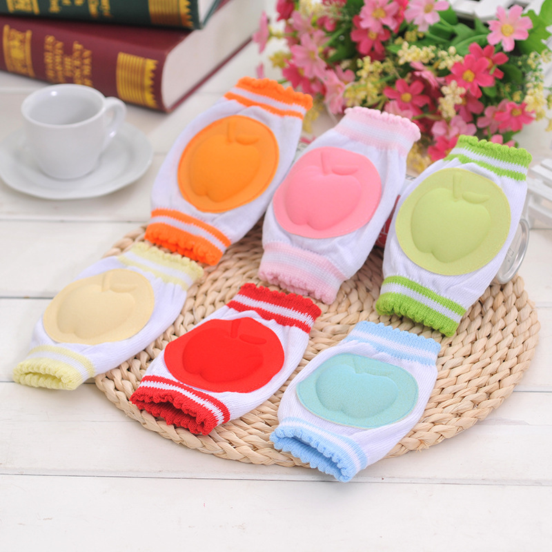 สนับเข่าเด็ก ABLOOM  0080038007011_ลายแอปเปิ้ลสีเหลือง (แพ็ค 2 คู่_2