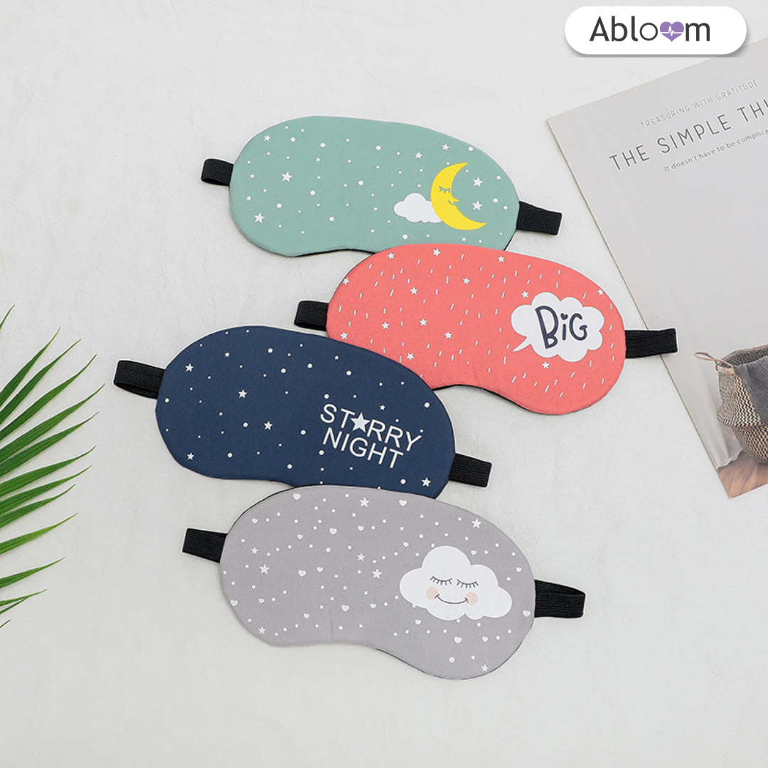ผ้าปิดตา พร้อมเจล ABLOOM 0040033001018_เขียว(ลายพระจันทร์)_2