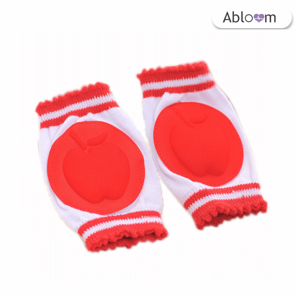 สนับเข่าเด็ก ABLOOM 0080038005017_ลายแอปเปิ้ลแดง (แพ็ค 2 คู่)