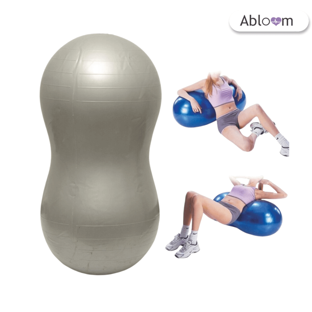  ลูกบอลโยคะ ทรงถั่ว ABLOOM 0160014011017_Silver