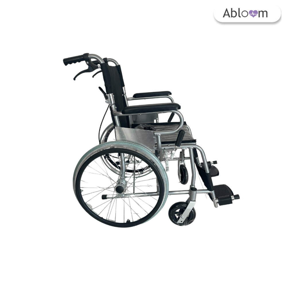 รถเข็นวีลแชร์ ABLOOM 0020006004017 โครงอลูมิเนียม เบาะผ้า