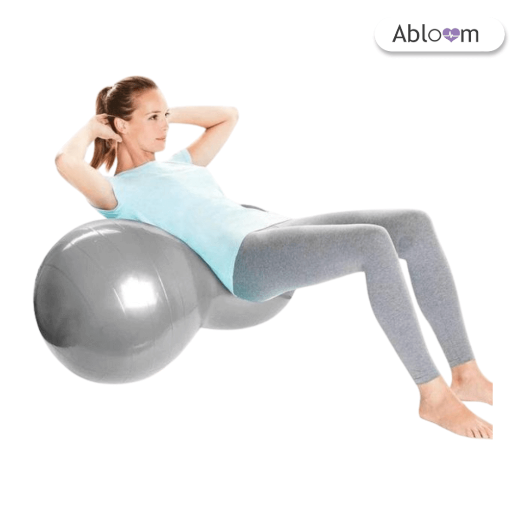  ลูกบอลโยคะ ทรงถั่ว ABLOOM 0160014011017_Silver