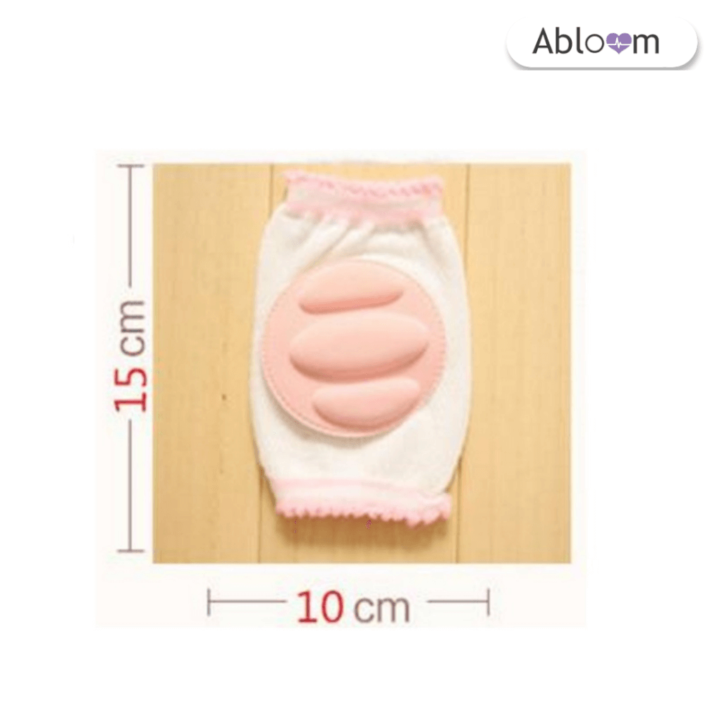 สนับเข่าเด็ก ABLOOM 0080038012015_ลายแอปเปิ้ลชมพู (แพ็ค 2 คู่)