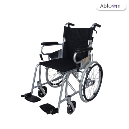 รถเข็นวีลแชร์ ABLOOM 0020006004017 โครงอลูมิเนียม เบาะผ้า_0