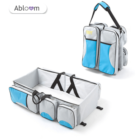 ที่นอนเด็กแบบพกพา  ABLOOM 0080030006012_Blue(3 IN 1)_0