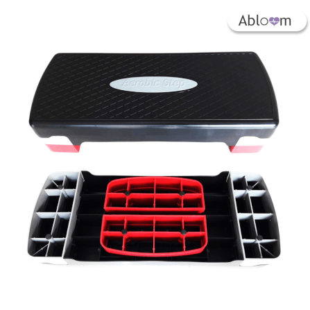  สเต็ปเต้นแอโรบิค ABLOOM 0150027011012 สีดำ/แดง_0