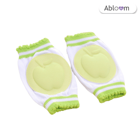 สนับเข่าเด็ก ABLOOM 0080038008018_ลายแอปเปิ้ลเขียว (แพ็ค 2 คู่)_1