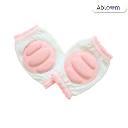 สนับเข่าเด็ก ABLOOM 0080001012011_ลายเส้นชมพู(แพ็ค 2 คู่)_1