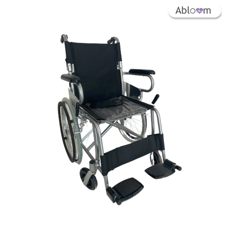รถเข็นวีลแชร์ ABLOOM 0020006004017 โครงอลูมิเนียม เบาะผ้า_2
