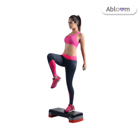  สเต็ปเต้นแอโรบิค ABLOOM 0150027011012 สีดำ/แดง_2