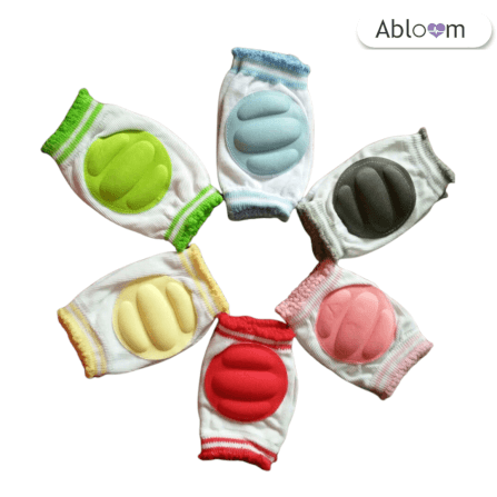 สนับเข่าเด็ก ABLOOM 0080038012015_ลายแอปเปิ้ลชมพู (แพ็ค 2 คู่)_2