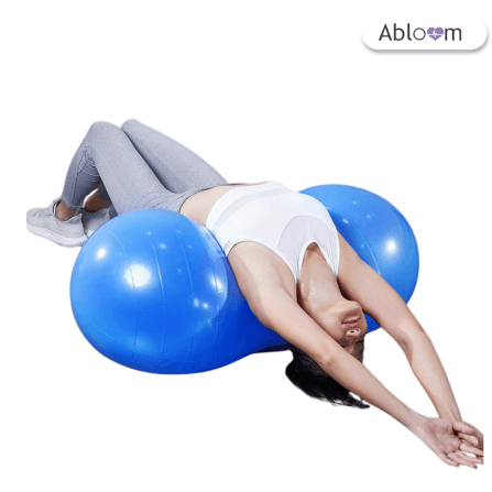  ลูกบอลโยคะ ทรงถั่ว ABLOOM  0160014006013_blue_4