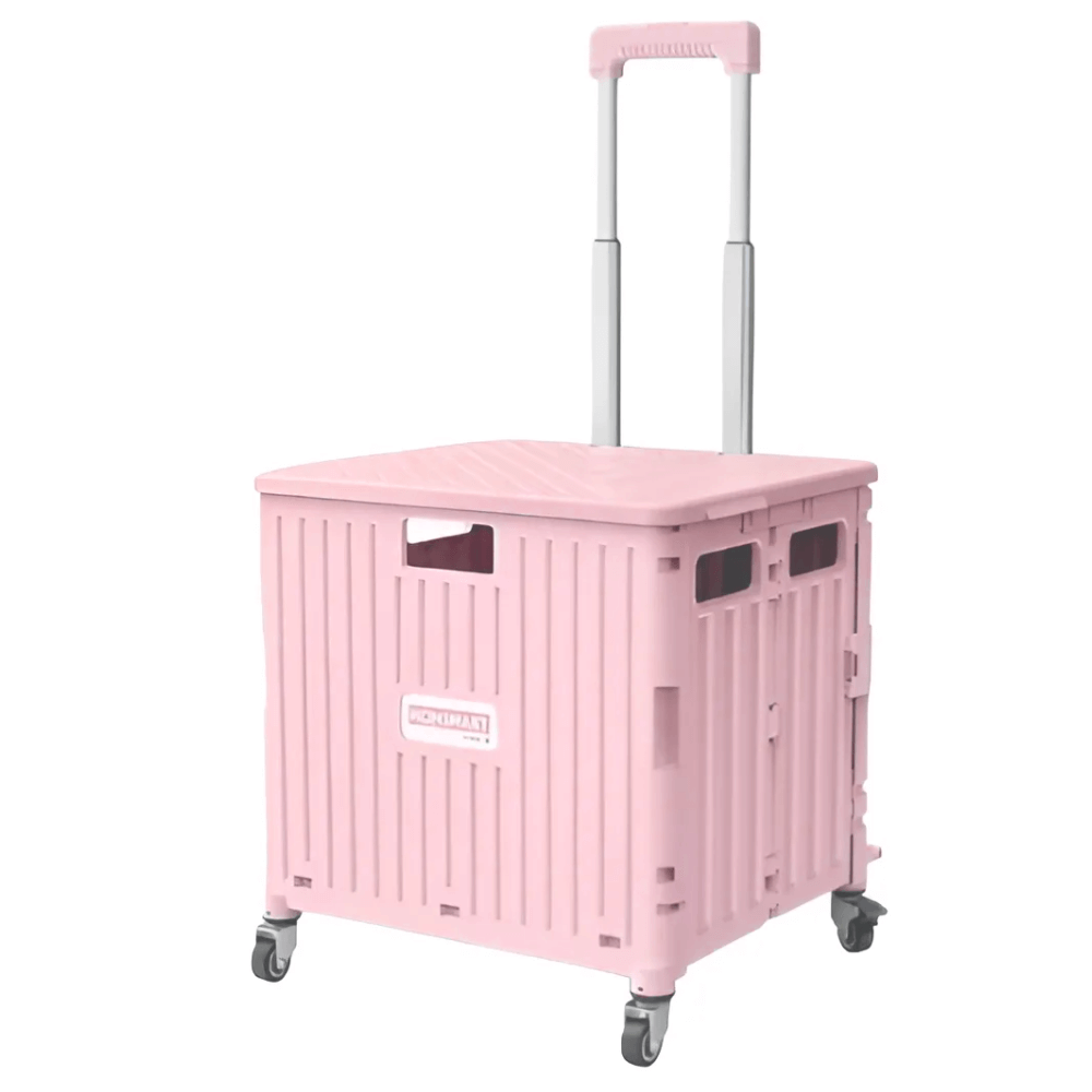 รถเข็นพับได้ THAI SUN SPORT รุ่น TROLLEY0004PK สีชมพู