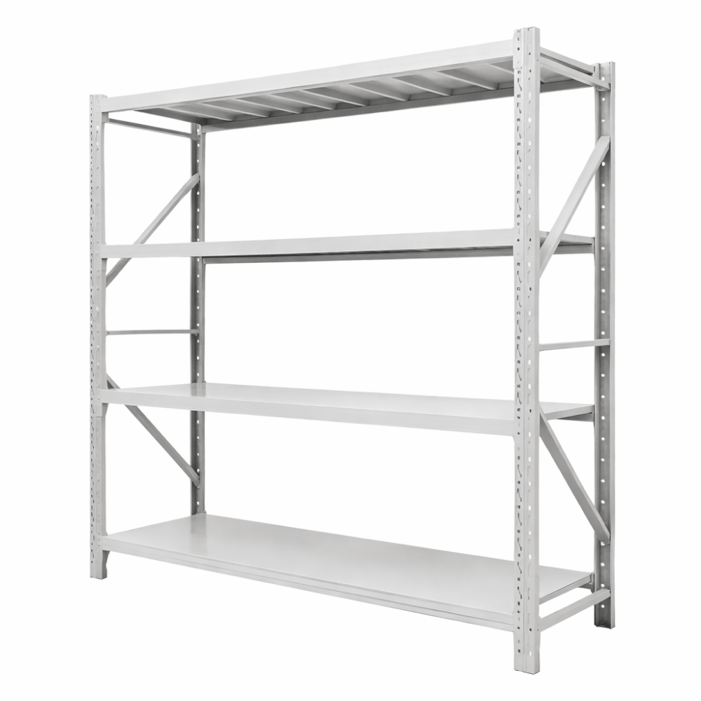 ชั้นวางของโล่ง 4 ชั้น MEDILA รุ่น SH0242-W20-K3-WH ขนาด 200&times;60&times;200 CM สี ขาว