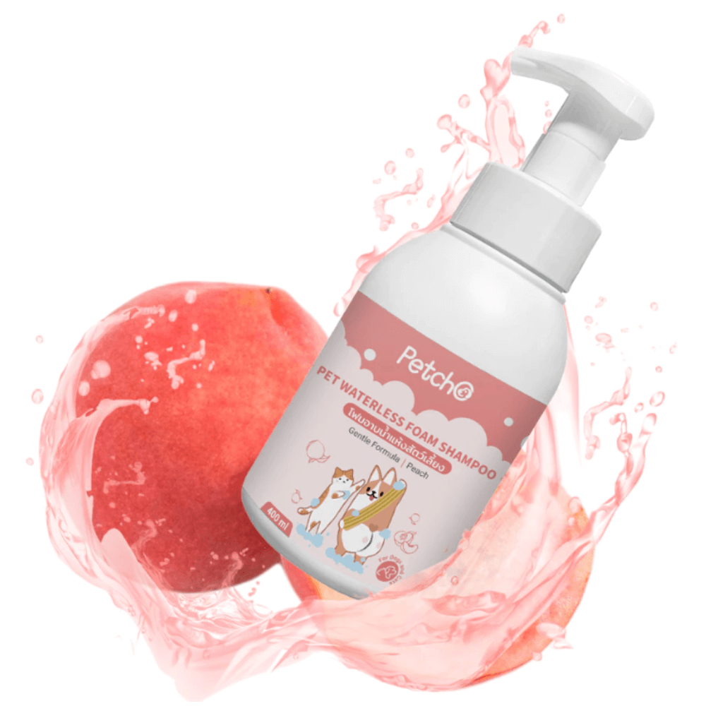โฟมอาบน้ำแห้งสัตว์เลี้ยง PETCHO รุ่น PET0055 กลิ่นพีช