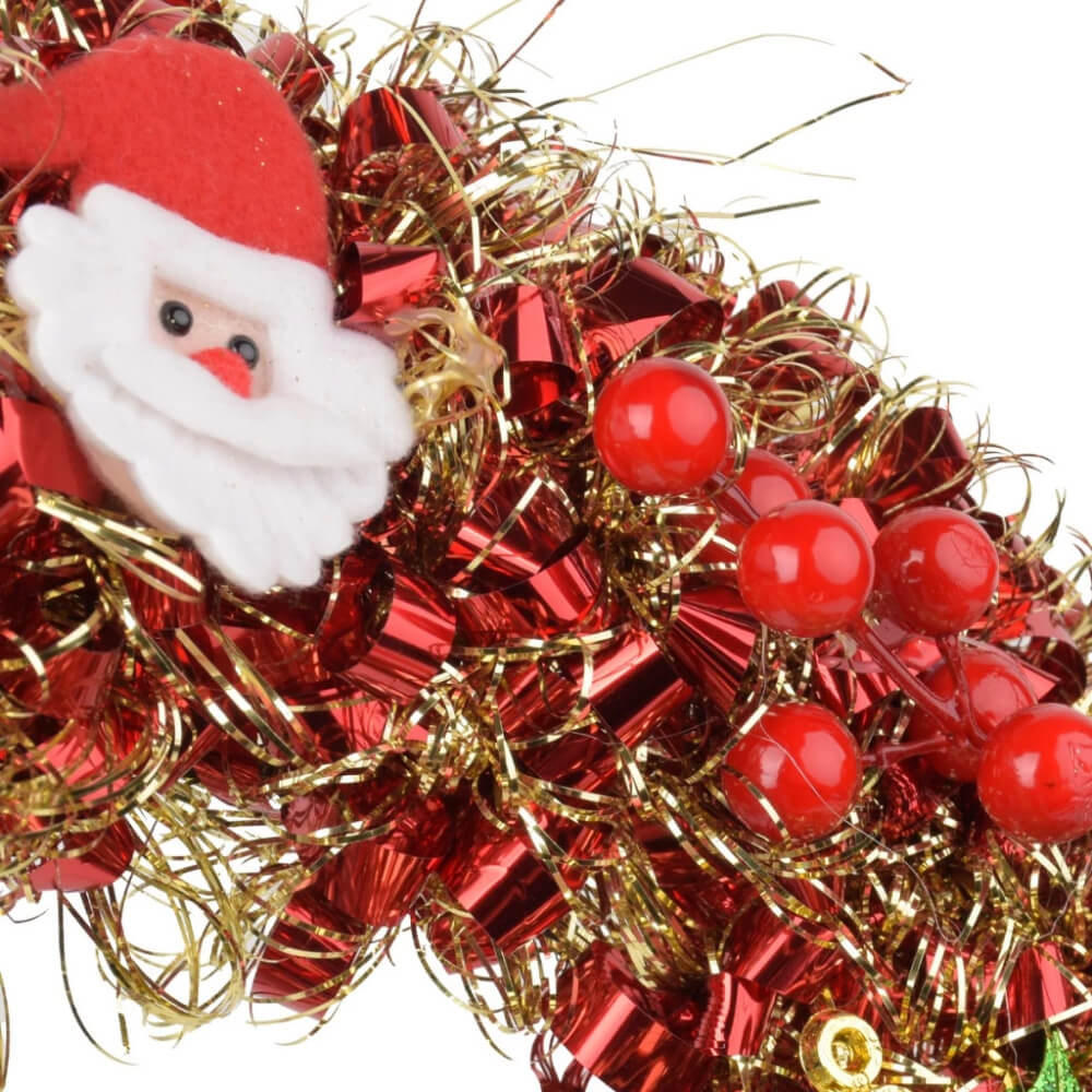 พวงมาลัยคริสต์มาส THAI SUN SPORT รุ่น FEST0061 สีแดง