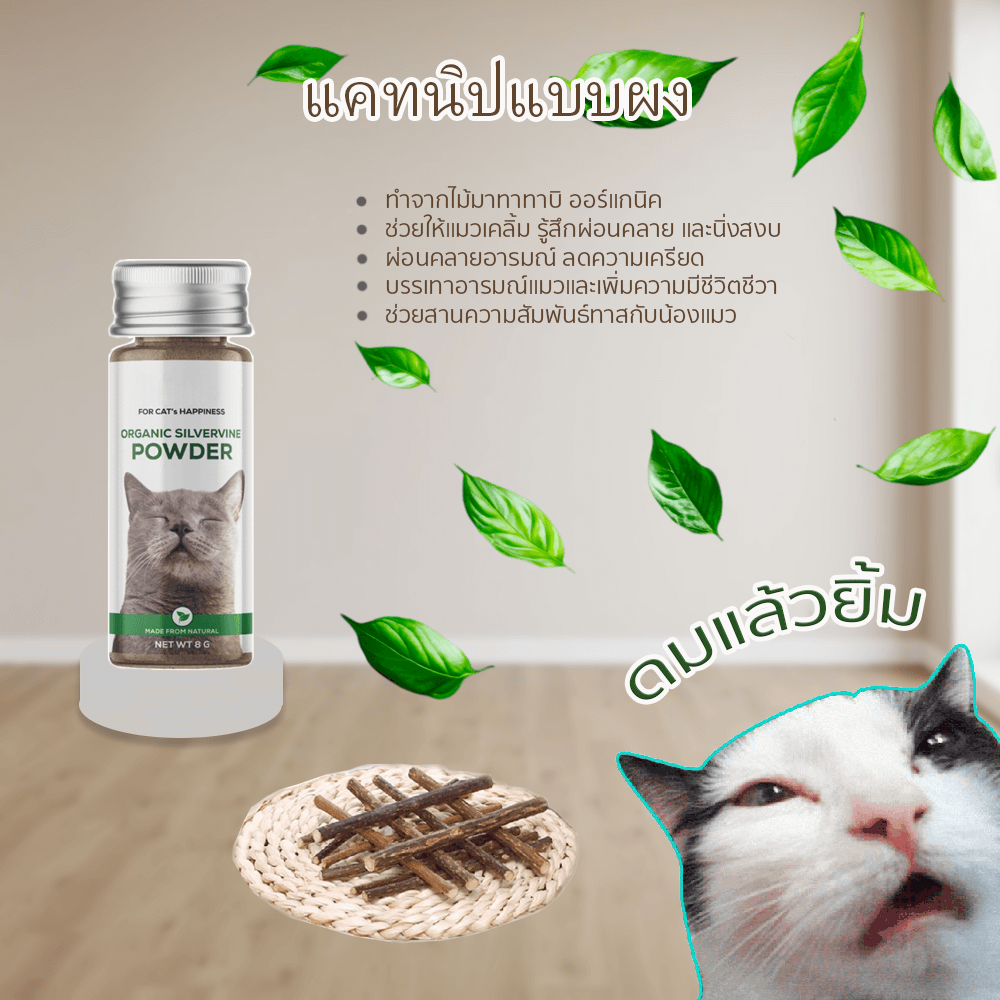 แคทนิปแบบผงสำหรับแมว THAI SUN SPORT รุ่น PET0009