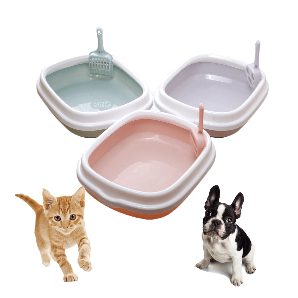 กระบะทรายแมว THAI SUN SPORT รุ่น PET0020 สีฟ้า