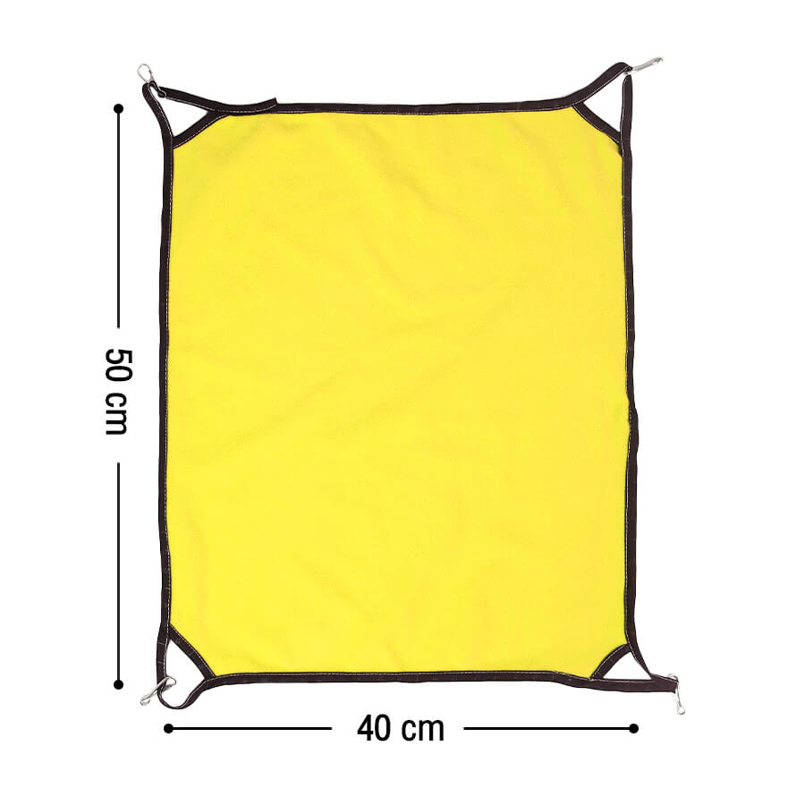 ที่นอนแมวแขวนกรง THAI SUN SPORT รุ่น PET0012-YL 40*50 สีเหลือง