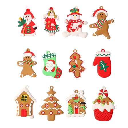 เครื่องประดับต้นคริสต์มาส THAI SUN SPORT รูปขนมปังขิง รุ่น FEST0058_0