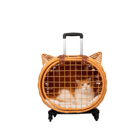 กระเป๋าเดินทางใส่สัตว์เลี้ยงไม้หวาย THAI SUN SPORT รุ่น PET0037_1