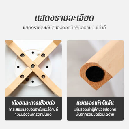 เก้าอี้แฟชั่นนอร์ดิก THAI SUN SPORT รุ่นCH0168WH_2